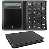 Ewin テンキー 電卓 タッチパッド 3in1 Bluetooth ワイヤレス 2台同時接続 Macテンキー パンタグラフ式 超薄 軽量 高耐久 ブルートゥース 無線 numlock連動 Type-C充電 Windows/iOS/Android な