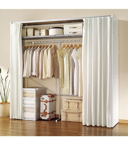 Amazon｜ディノス 衣類収納 ハンガーラック パイプハンガー