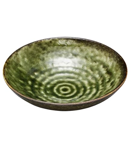 Amazon.co.jp: 石田安弘 器 鉢 皿 取り皿 備前焼 石田安弘作 窯変平鉢