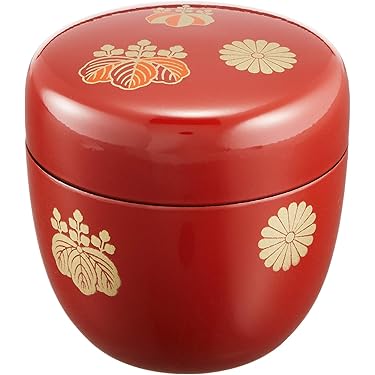 ウ212 棗『中村湖彩』『四季変り 金輪寺棗 替蓋 共箱』茶器