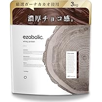 Amazon | エゾボリック ホエイ プロテイン 3kg チョコレート味