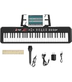 Amazon.co.jp: RockJam 電子キーボード 61鍵 初心者セット 【ピアノ