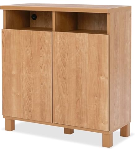 ベルメゾン　フラップキャビネット　幅75cm Amazon｜[ベルメゾン] キャビネット フラップ扉 日本製