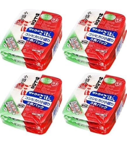 Amazon | ホクレン ゆめぴりかごはん （150g×3）×12 | 稲田米殻店