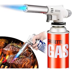 トーチバーナー アウトドア ガスバーナー 1300℃ 炎調整可能 炙り料理 バーベキュー 炭の火越し 凍結解氷 釣り 溶…