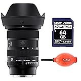 Sigma 24-70mm f/2.8 DG DN II アートレンズ Sony Eマウント用 Pixel Advanced アクセサリー & トラベルバンドル | 57A965 | Sigma 24-70mm f/2.8 DG DN II Art。