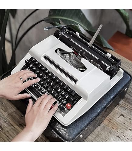 Amazon.co.jp: 伝統的な昔ながらの機械式英語タイプライター、1980