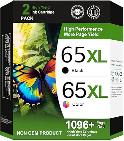 Amazon.co.jp: 65XL 65 XL ブラックインクカートリッジ HP Ink