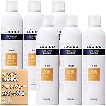 Amazon | 【得々価格-6本セット】ルシード ヘアスプレー メンズ