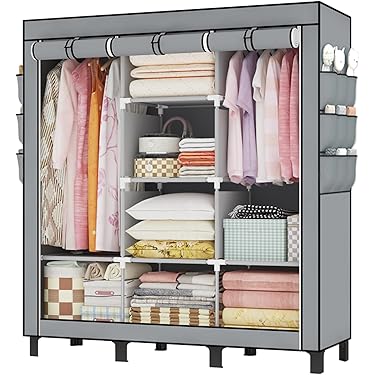 外箱潰れのため格安⭕️ハンガーラック 頑丈 4層 大容量 ワードローブ 4パターン 外箱潰れのため格安⭕️ハンガーラック 頑丈 4層 大容量 ワード