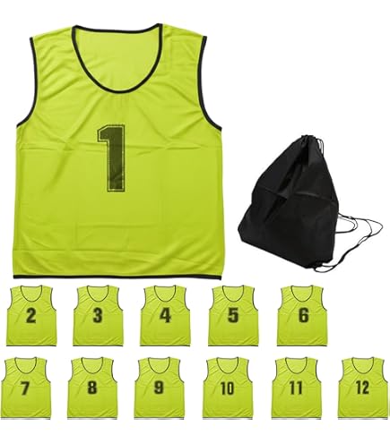 Amazon.co.jp: ATHLETA(アスレタ) 番号付き 10枚セット ビブス B-003 F