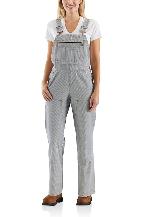 Denim Railroad Stripe Bib Overall 