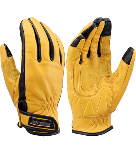 magliano チェーンレザーグローブ Amazon.co.jp: Caiman ゴールド レザーグローブ（革手袋） S