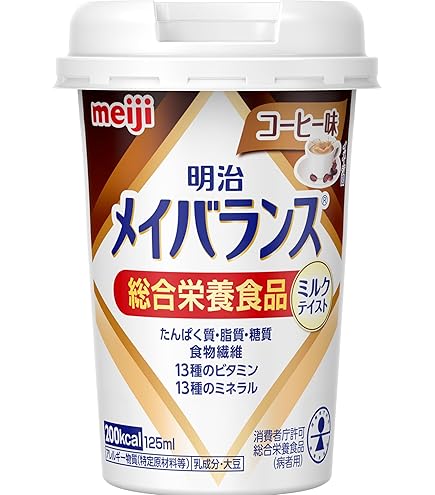 Amazon.co.jp: 明治メイバランスMiniカップ コーヒー味 125ml