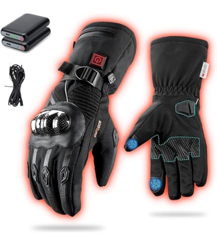 HOMPRES 電熱グローブ バッテリー付き Amazon.co.jp: Hompres 電熱グローブ 速暖バイク用電熱手袋