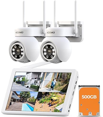 Amazon.co.jp: 【双方向音声・500GB HDD内蔵・ 500万画素】防犯カメラ