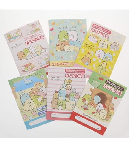 Amazon.co.jp: おくすり雑貨 お薬手帳 どれも かわいい すみっコぐらし