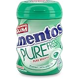 Mentos Pure Fresh Chewing Gum, Spearmint, 68 g