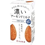 筑波乳業 濃いアーモンドミルク 砂糖不使用 125ml×45本
