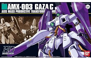 HGUC 機動戦士Zガンダム AMX-003 ガザC ハマーン・カーン専用機 1/144スケール 色分け済みプラモデル