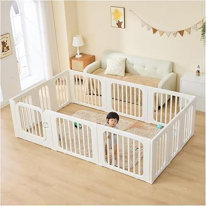 たためるベビーサークル　Roomy アースベージュ Amazon.co.jp: 日本育児 たためるベビーサークルRoomy+ (アース