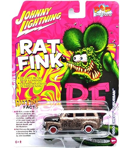 Amazon | 1:64 Rat Fink 1966 Chevy Wrecker Towing Service ラット