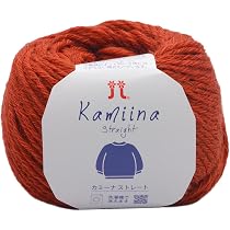 Amazon | ハマナカ 手編み毛糸 カミーナストレート 並太 COL. 4
