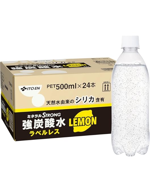 Amazon.co.jp: LDC 強炭酸水レモンラベルレス 500ml×24本 : 食品・飲料