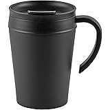 【BLKP】 パール金属 マグカップ 400ml 蓋付き 限定 ブラック BLKP 黒 AZ-5023