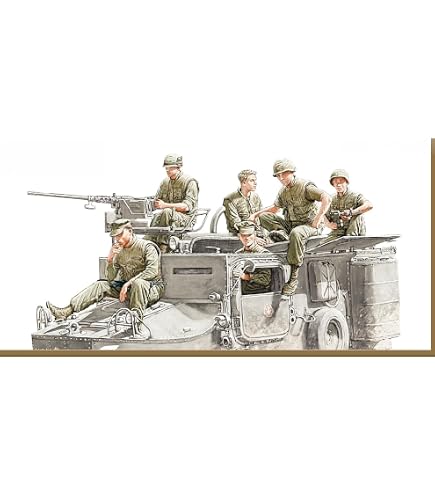 Amazon | 1/35ベトナム戦争アメリカ戦車用レジンソルジャーモデル