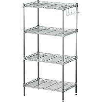 幅90cm　スチールラック 5段 シルバー Amazon｜スチールラック 棚 収納 ラック シルバーラック