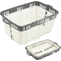 【まこと】【新品未使用】たためるバスケット 折りたたみ　買い物カゴ DULTON ONLINE SHOP | FOLDING SHOPPING BASKET 30L GRAY(GRAY