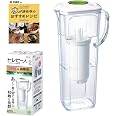【Amazon.co.jp限定】 東レ トレビーノ 浄水ポット (高速ろ過) コンパクト [冷蔵庫 ドアポケットにも] 日本製 PFOS/PFOA 有機フッ素化合物 除去 PT306SV-AZ 浄水器 ポット型 カートリッジ1個入り ミニレシピ付