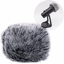 Amazon | マイクウインドスクリーン 1個入り ファー マイクのカバー