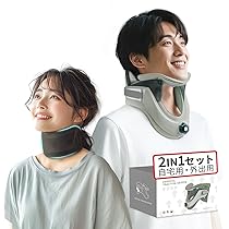 Amazon | 【自宅＆外出用の2IN1セット】Techlove ネックストレッチャー