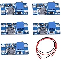 Amazon.co.jp: Youmile 5個 ミニ DC-D Cブーストコンバータモジュール