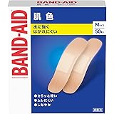BAND-AID(バンドエイド) 救急絆創膏 肌色タイプ Mサイズ 50枚