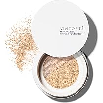 Amazon | VINTORTE シルク ミネラルファンデーション [ 化粧下地