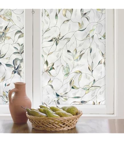 Artscape Silver Fern Window Film (61 X 92 Cm) - Privacy Window Decal, No Adhesive, UV Protection - View #9