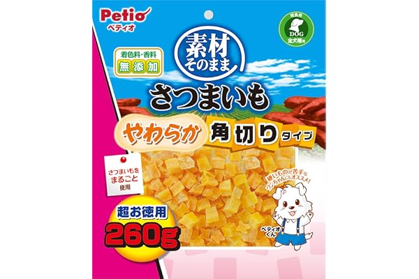 ペティオ (Petio) 素材そのまま さつまいも やわらか角切りタイプ 260g