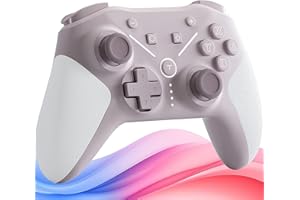 8カラー inklink Switch2 / Switch コントローラー プロコン2 超マット加工 3段階連射機能 軽量設計 高精度ボタン 大容量バッテリー 最大15時間 4段階振動調整 6軸ジャイロセンサー ワイヤレス wireless プロコン