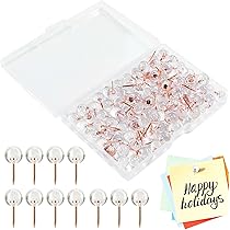 画鋲（1個） Amazon.co.jp: 画鋲 後が残らない 装飾画鋲 100個入り 目立た