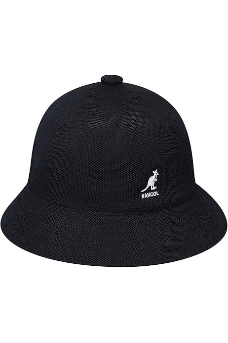 Kangol Men's Cord Bucket HAT, Black, L 