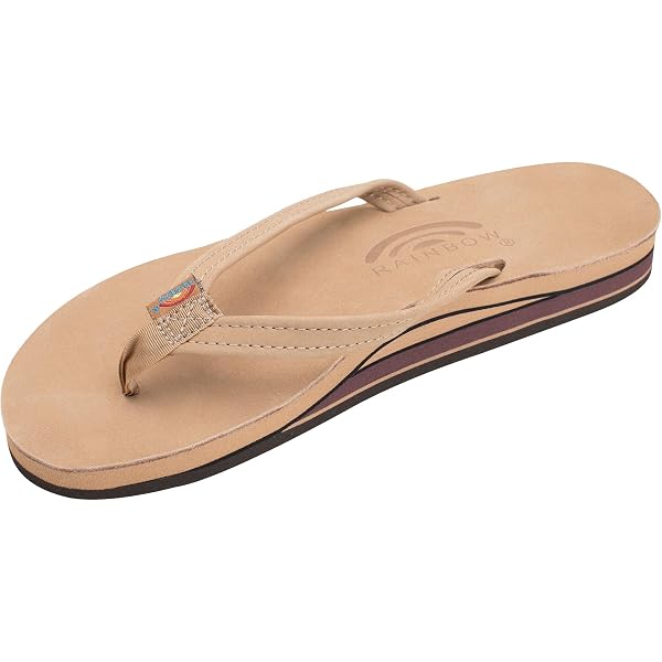 Amazon | Rainbow Sandals レディース ダブルレイヤーレザー 3/4インチ