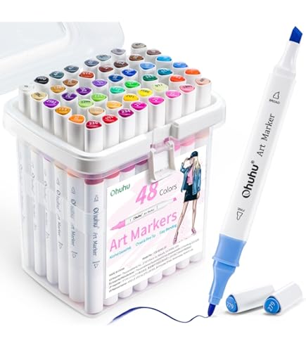 Amazon | ハック HAC カラフルツインマーカー 60色 HAC-3887 | アート