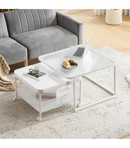 Amazon.co.jp: ガラステーブル ローテーブル 2点セット 強化