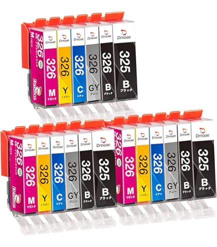 Amazon.co.jp: キヤノンインクカートリッジ326 325 XL Canon BCI-325XL