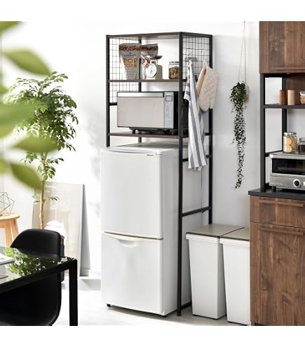 ゆつ様用レンジラック 冷蔵庫ラック 小型冷蔵庫対応 棚板高さ調節可 RUR-18 Amazon.co.jp: [山善] レンジラック (冷蔵庫ラック) 小型冷蔵庫対応 幅