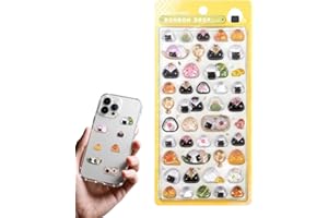 ぼんぼんドロップ シール ぷくぷく立体シール 、 キッズステッカー,日本風強粘着デカール,スクラップブッキングステッカー, DIY用 携帯電話飾り 手芸用品 半透明 ごほうび 贈り物 誕生日 柴犬 ラーメン 寿司 おにぎりセット立体 可愛い動物 日本