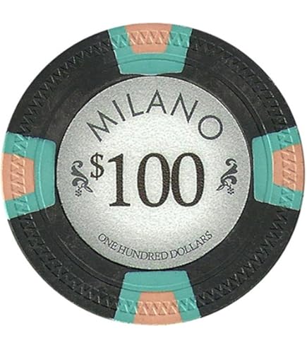 MILANO 5ドルチップセット 200枚 Amazon | Claysmith Gaming 社製 ポーカーチップ クレイチップ Milano